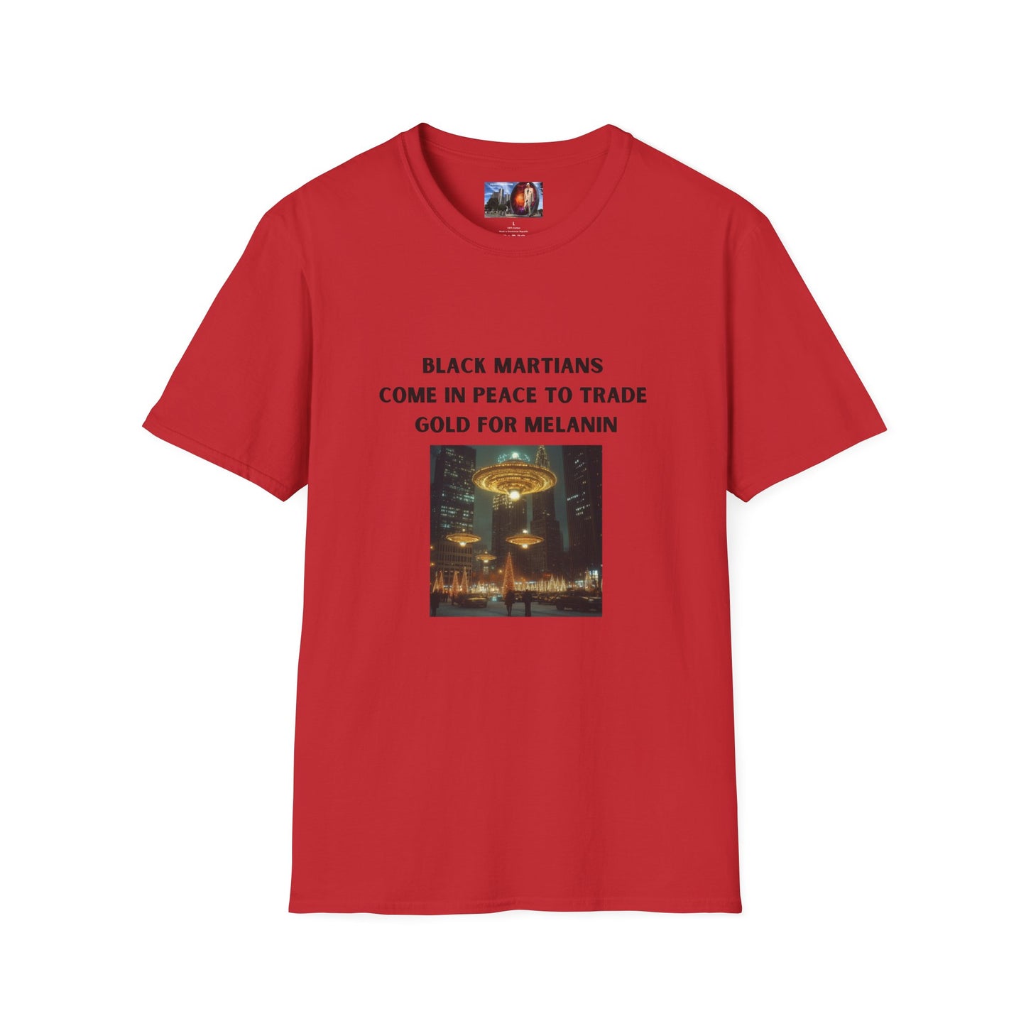 Melanin Exchange for Golden Reparations Unisex Softstyle T-Shirt