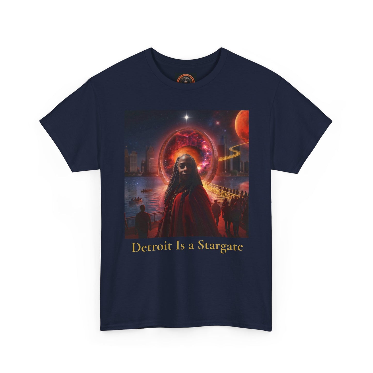 Detroit Is a Stargate | Exodus To Mars Protest Tee | Sky Queen Mother