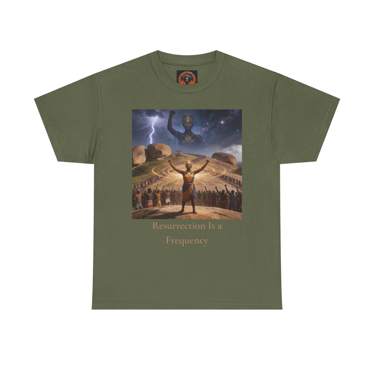 Resurrection Is a Frequency | Nehanda Zimbabwe Protest Tee | Sky Queen Mother