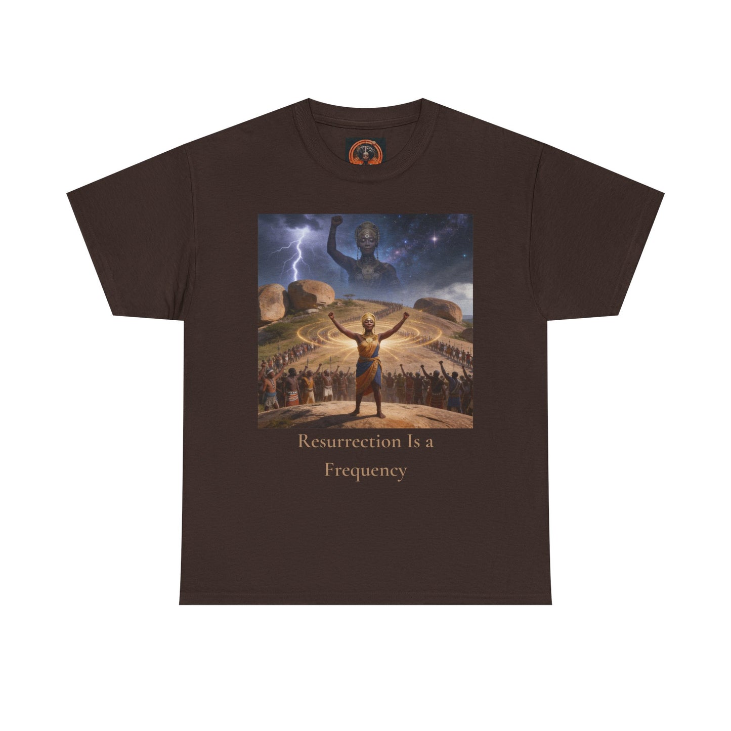 Resurrection Is a Frequency | Nehanda Zimbabwe Protest Tee | Sky Queen Mother