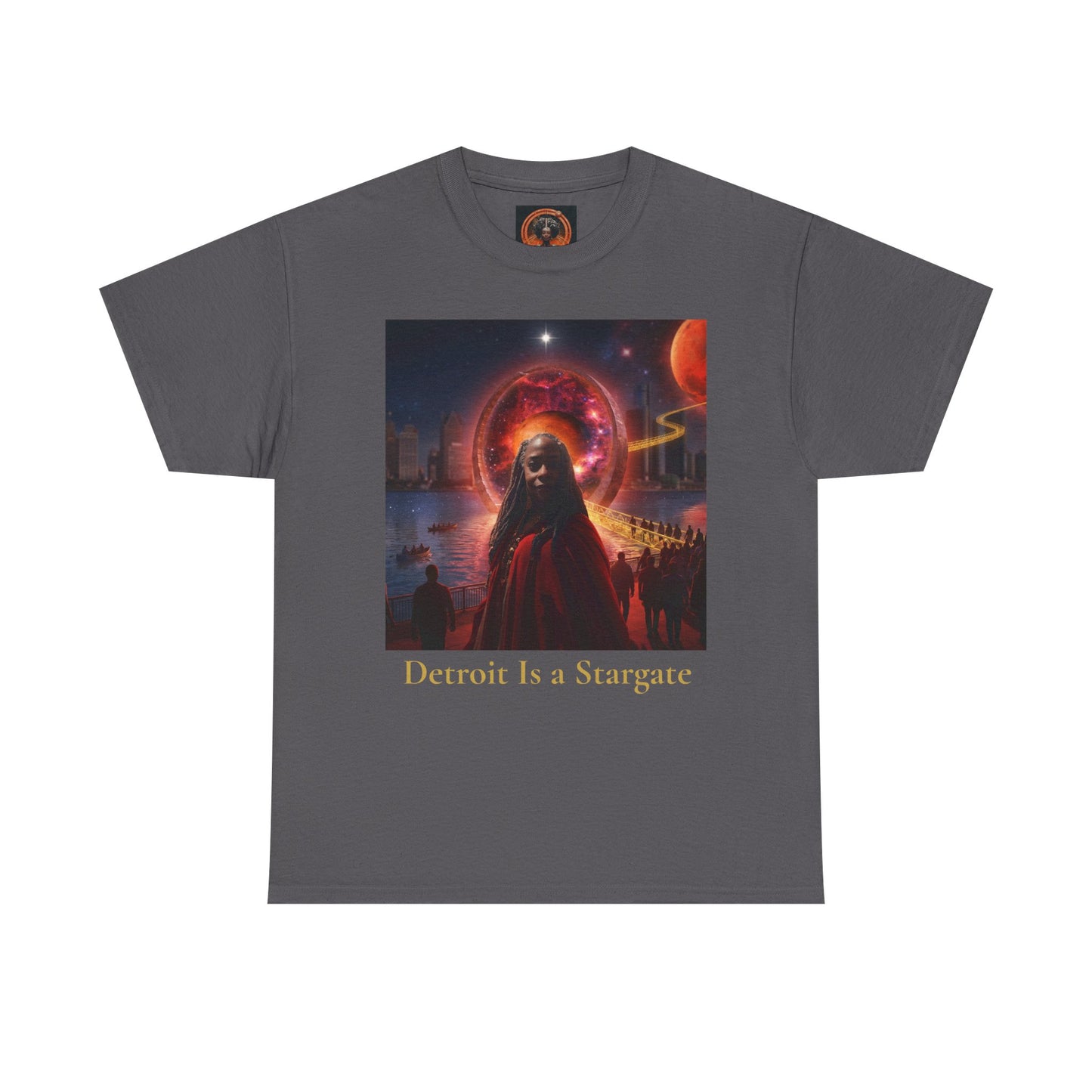 Detroit Is a Stargate | Exodus To Mars Protest Tee | Sky Queen Mother
