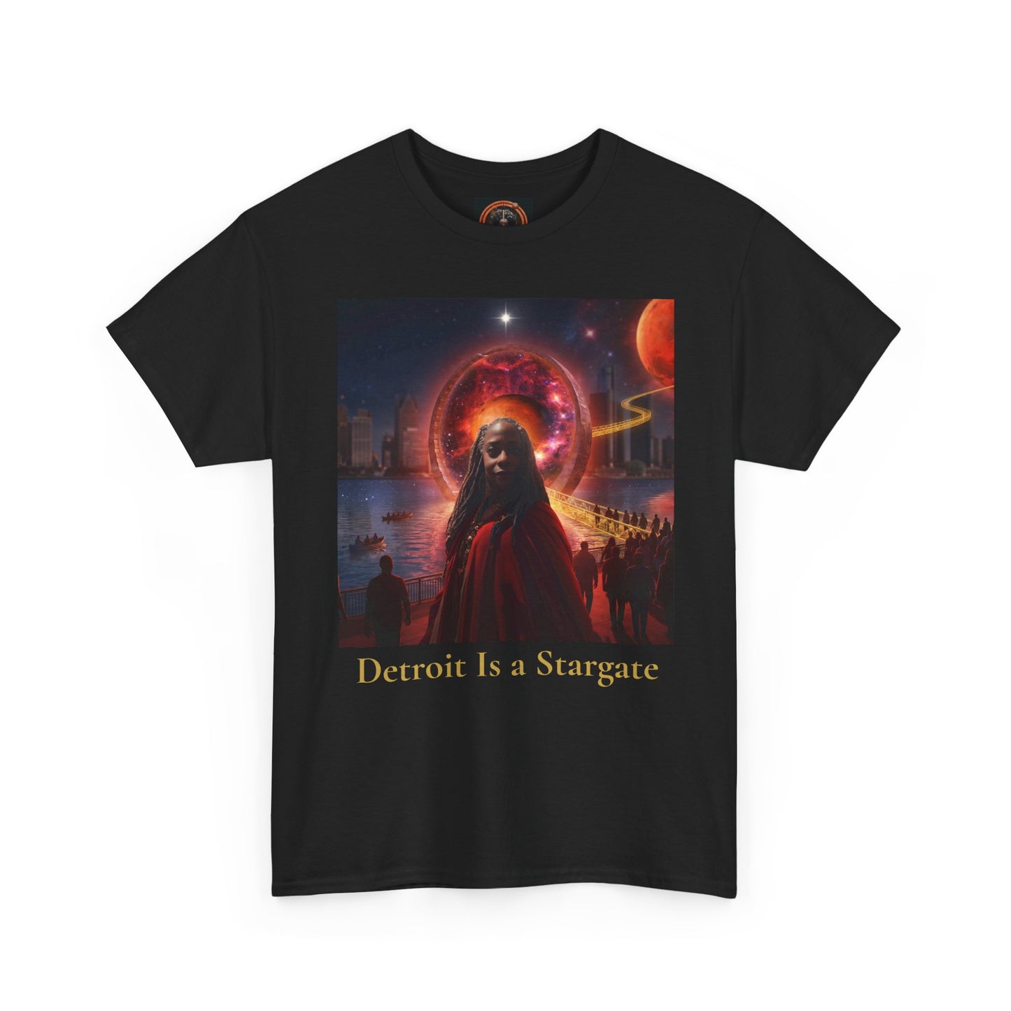 Detroit Is a Stargate | Exodus To Mars Protest Tee | Sky Queen Mother
