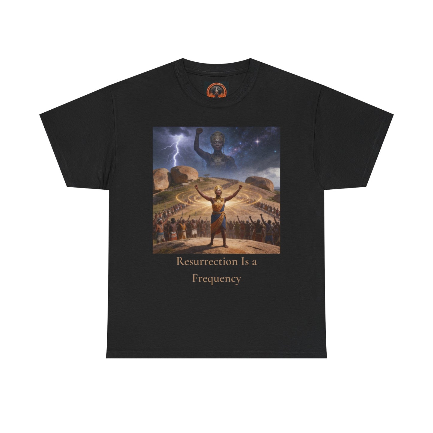 Resurrection Is a Frequency | Nehanda Zimbabwe Protest Tee | Sky Queen Mother