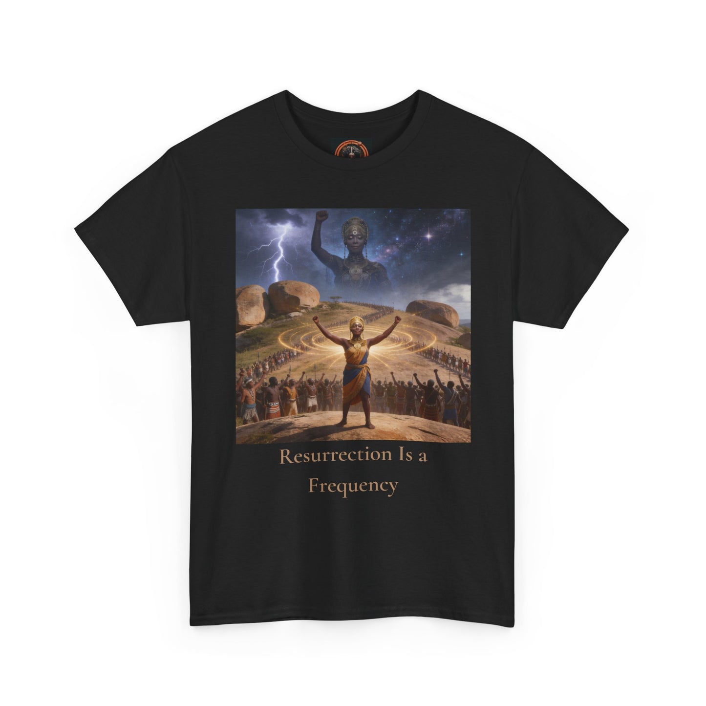 Resurrection Is a Frequency | Nehanda Zimbabwe Protest Tee | Sky Queen Mother