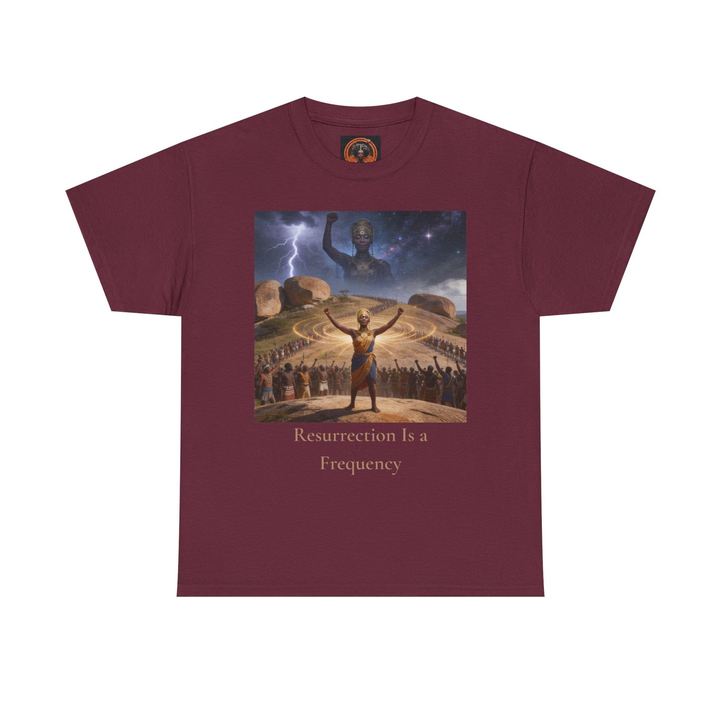 Resurrection Is a Frequency | Nehanda Zimbabwe Protest Tee | Sky Queen Mother